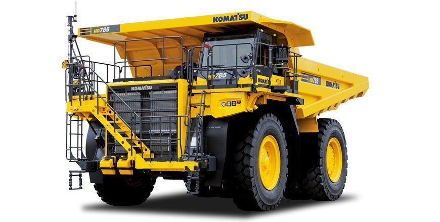 Il dumper rigido HD785-8 di Komatsu Europe al bauma 2022